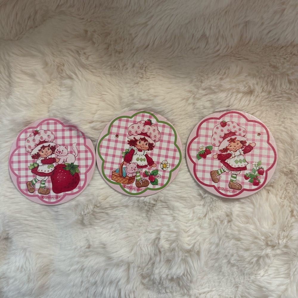 Strawberry Shortcake Coasters Set